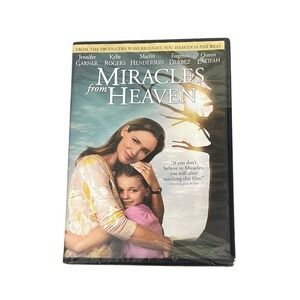 Miracles From Heaven‎ DVD Jennifer Garner Queen Latifah New Sealed